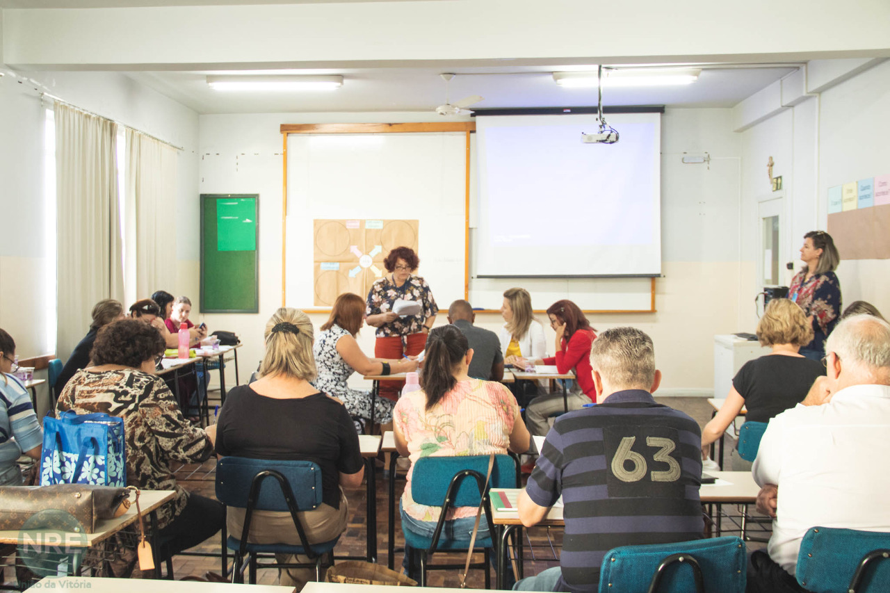 Os Diretores e Pedagogos dos Colégios Estaduais de União da Vitória participaram na manhã de hoje, na UNIUV, do I Encontro Formativo para Equipes Gestoras de 2020.