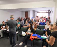 Movimento “União da Vitória Sem Dengue, Eu Quero” é apresentado durante reuniões no NRE.