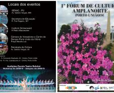 Folder Forum de Cultura da Amplanorte