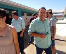 Presidente da Comissão de Educação da Assembleia Legislativa do Paraná e Líder do Governo, Deputado Hussein Bakri, e o Chefe do NRE/UVA Prof. Carlos Alberto Polsin, visitaram alguns dos nossos Colégios durante o dia de hoje.
