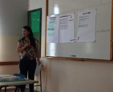 Durante a semana passada, os Professores, Pedagogos e Diretores, responsáveis pelo “Programa Mais Aprendizagem”, dos Colégios Estaduais jurisdicionados ao NRE de União da Vitória, participaram de encontros formativos na UNIUV.