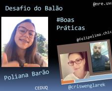 A estudante Poliana Barão Kuznik, do 1°ano B, além de fazer a atividade, gentilmente aceitou gravar a prática e explicá-la. Ficou muito legal!!!
