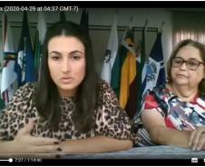 A reunião foi para troca de informações e orientações a respeito das atividades escolares que estão sendo oferecidas à distância. 

