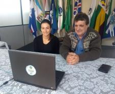 A chefia do NRE/UVA Prof. Carlos Alberto Polsin e Profª Francieli Maltauro, foram convidados e também  participaram deste momento importante.
