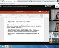 A chefia do NRE/UVA Prof. Carlos Alberto Polsin e Profª Francieli Maltauro, foram convidados e também  participaram deste momento importante.
