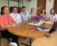 Na manhã de hoje, 24 de janeiro de 2019, o Chefe do Núcleo Regional de Educação, Professor Carlos Alberto Polsin, reuniu-se com o gerente do Sesc - Unidade União da Vitória - PR, Sr