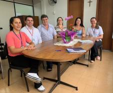 Na manhã de hoje, 24 de janeiro de 2019, o Chefe do Núcleo Regional de Educação, Professor Carlos Alberto Polsin, reuniu-se com o gerente do Sesc - Unidade União da Vitória - PR, Sr