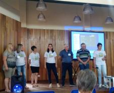 O Assessor da chefia do Núcleo Regional da Educação de União da Vitória, Prof. Mário Francisco Dalgallo e a Técnica pedagógica da Equipe de Ensino Marines Otilia Kunze da Luz, estiveram presentes no dia 13 de fevereiro, no Colégio Estadual do Campo Eugenio de Almeida, a convite da diretora Marta Regina Centa, para participar da Semana de Estudos, cujo tema Foi “Escolas do Campo”, 