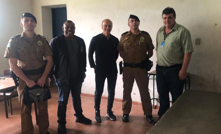 Visita ao Colégio Estadual Dr. Lauro Muller Soares