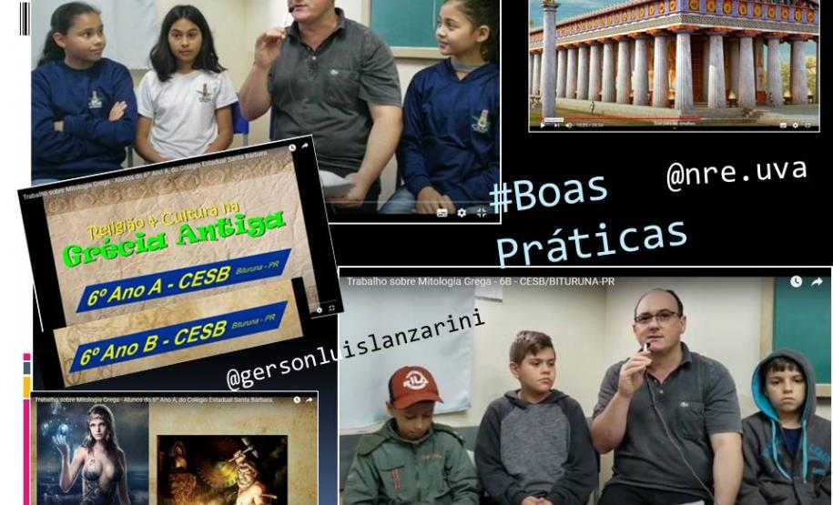Trabalhar a Mitologia Grega de uma maneira dinâmica e lúdica. Esta é uma sugestão para ser trabalhada com os 6ºs anos, o projeto é mais uma das boas práticas desenvolvidas pelo Prof. Gerson Luis Lanzarini, do Col. Est. Santa Bárbara, de Bituruna.