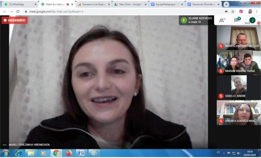 A chefia do NRE/UVA Prof. Carlos Alberto Polsin e Profª Francieli Maltauro, foram convidados e também  participaram deste momento importante.