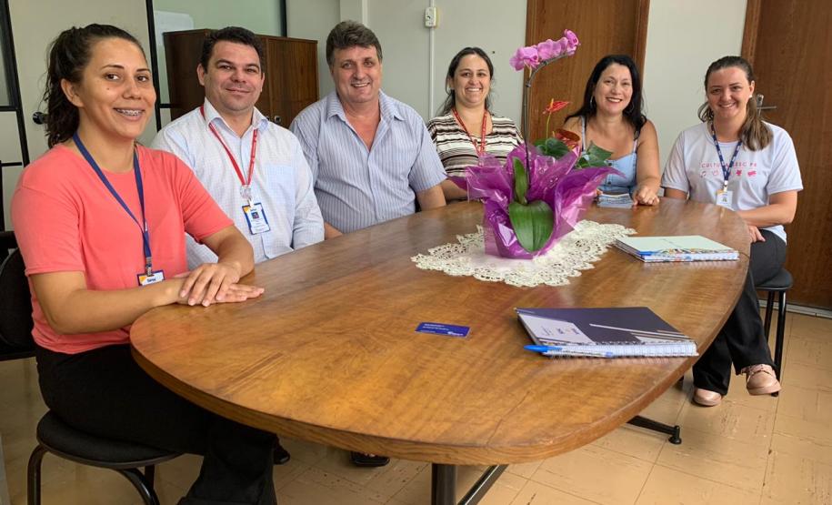 Na manhã de hoje, 24 de janeiro de 2019, o Chefe do Núcleo Regional de Educação, Professor Carlos Alberto Polsin, reuniu-se com o gerente do Sesc - Unidade União da Vitória - PR, Sr